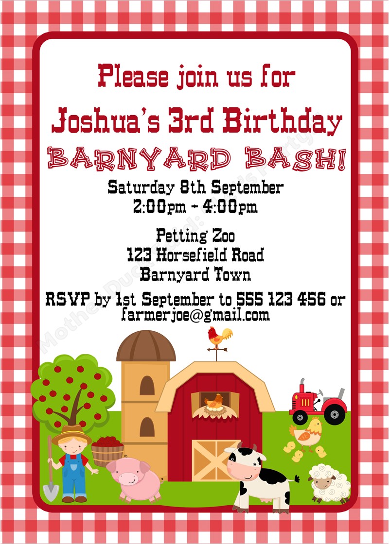 Barnyard Party Invitation Wording Mother Duck Said "lets Party " Barnyard Birthday Party Barnyard Party Invitation Wording Mother Duck Said "lets Party " Barnyard Birthday Party
