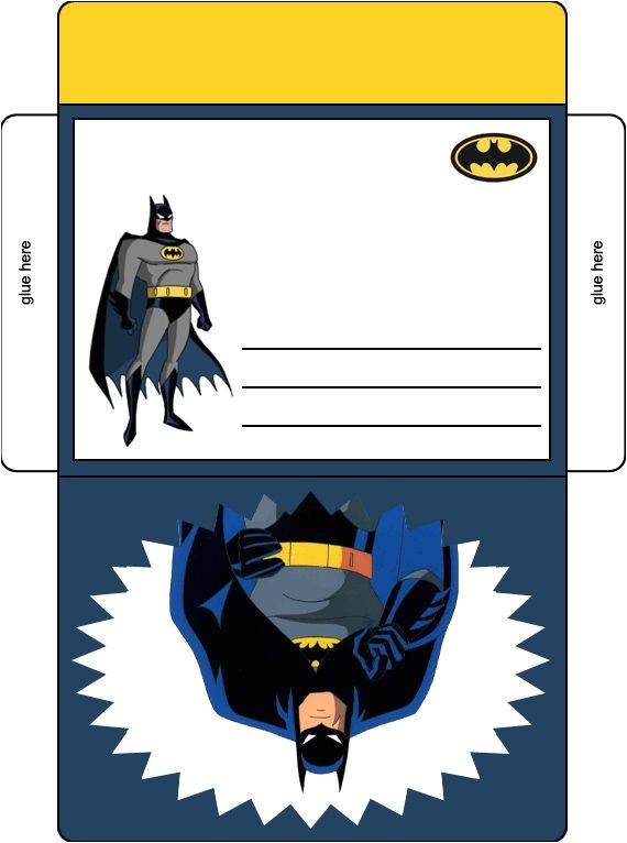Batman Birthday Invites Free Printables Batman Birthday Party Envelope In Color Batman Birthday