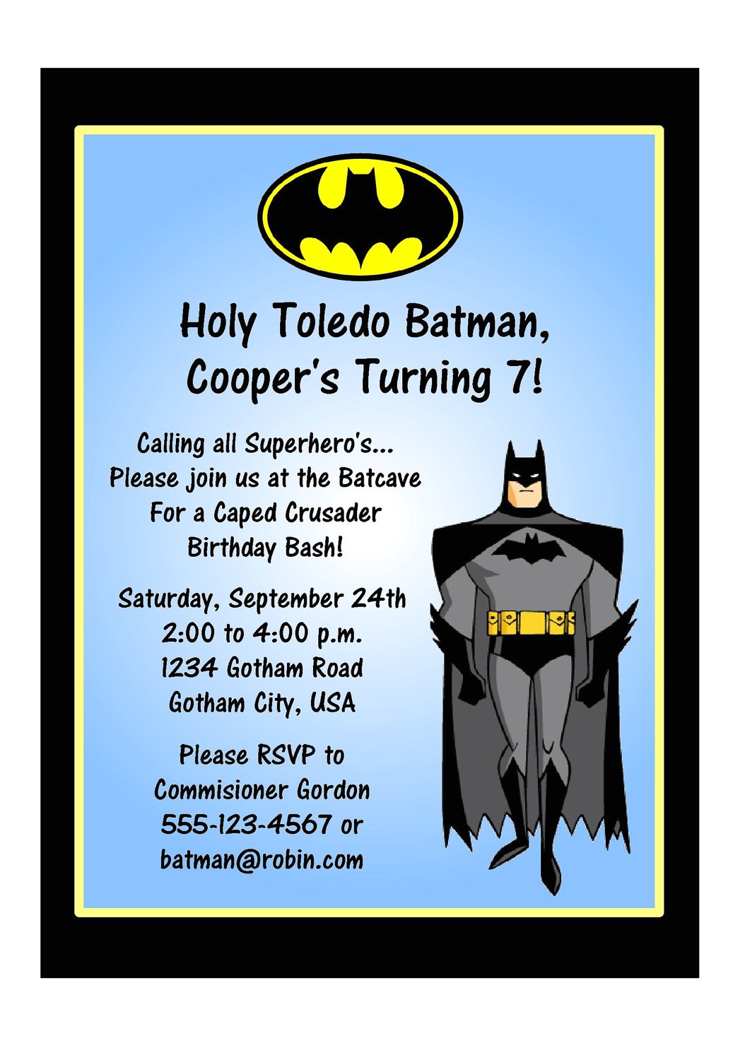 Batman Birthday Invites Free Printables Party Invitations Super Heroes Batman Party Invitations