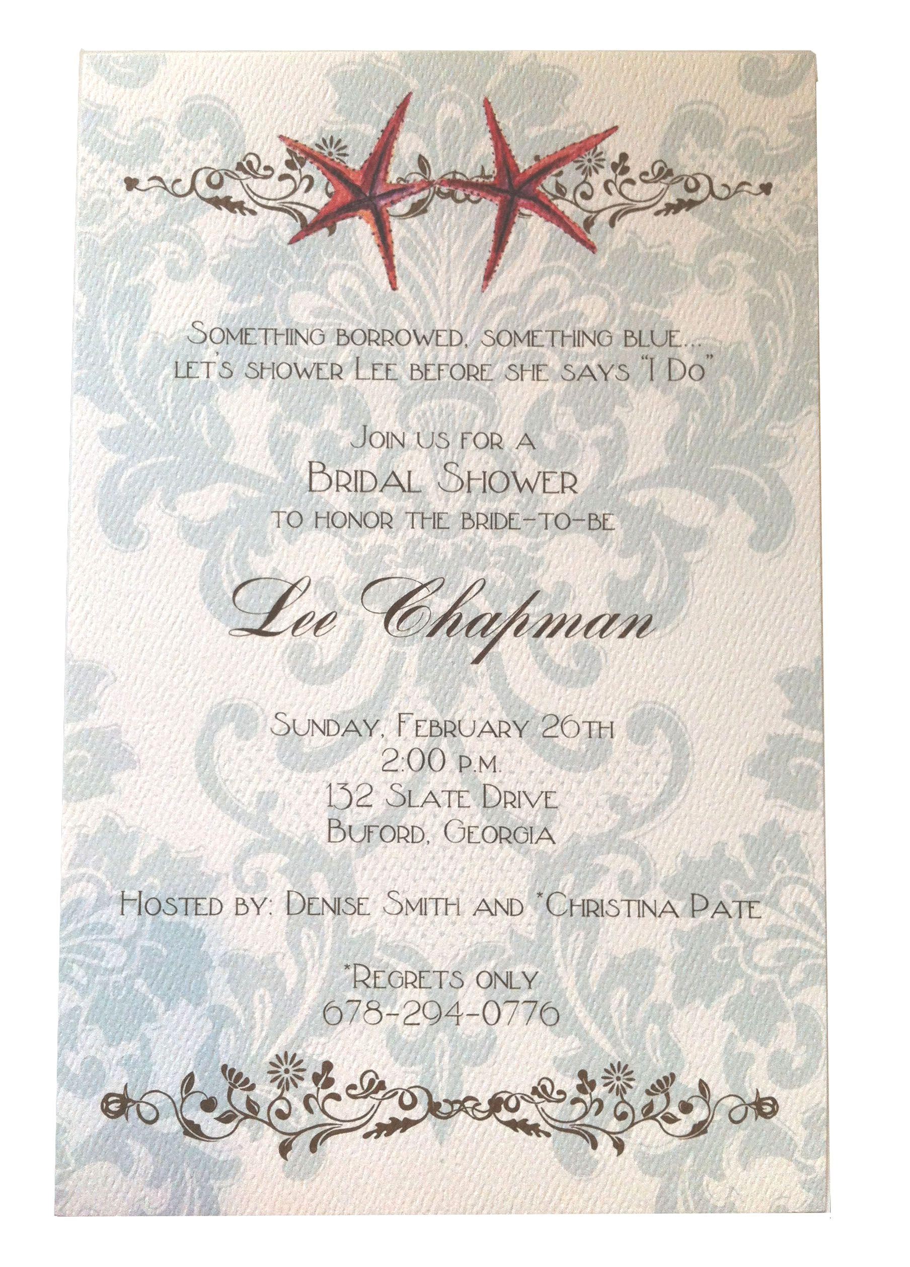 Beach theme Bridal Shower Invitation Template Beach theme Bridal Shower Invitations Beach themed