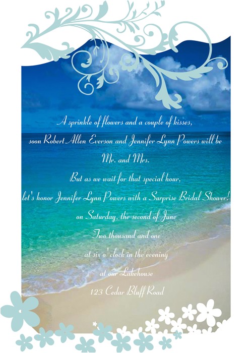 Beachy Bridal Shower Invitations Inspirational Wedding Shower themes for the Bride to Be