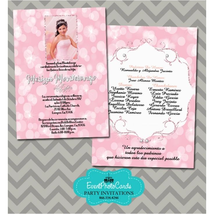 Best Quinceanera Invitations 12 Best Quinceanera Photo Invitations Images On Pinterest