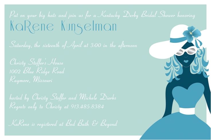 Big Hat Bridal Shower Invitations 17 Best Images About Time to Shower Sarah On Pinterest