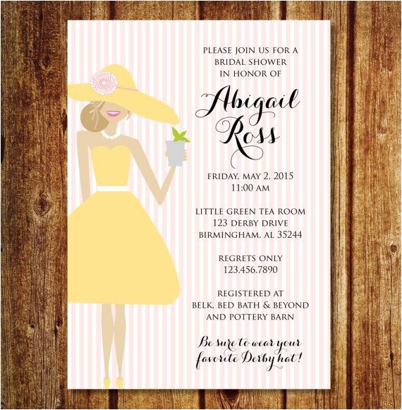 Big Hat Bridal Shower Invitations Throw the Perfect Bridal Shower with This Adorable