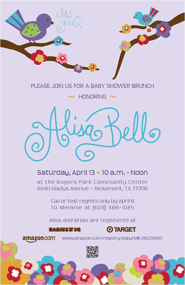 Bird themed Baby Shower Invitations Bird themed Baby Shower Invitation On Behance