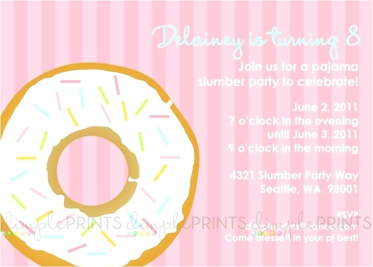Birthday Invitation Cards Bangalore Donut Invitation Template songwol Aae363403f96
