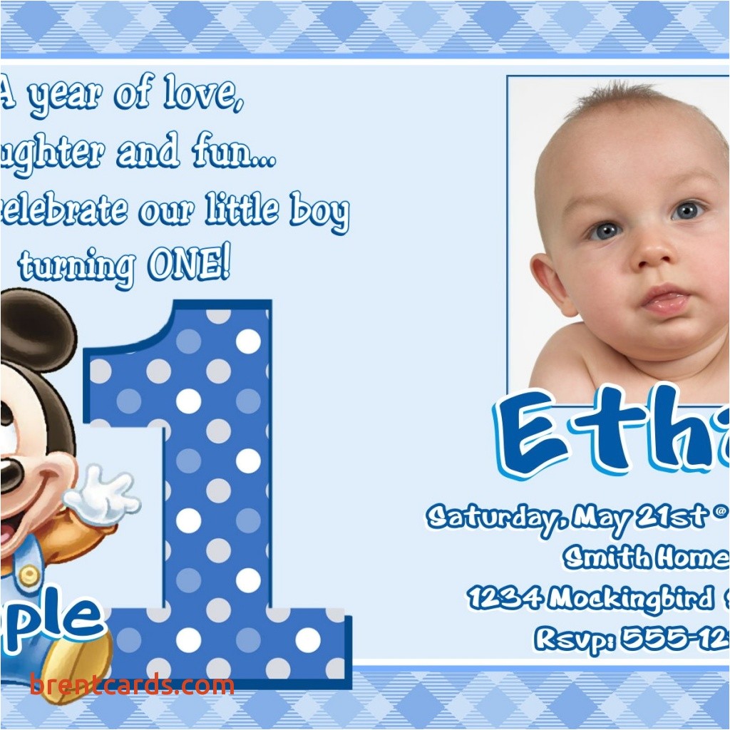 Birthday Invitation Cards for 1 Year Old Sample Sample Birthday Invitation Cards 1 Year Old Awesome