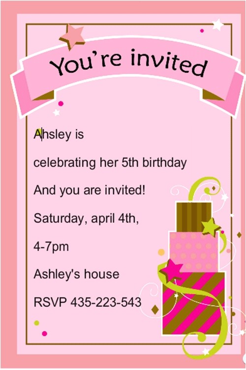 Birthday Invitation Cards Models Birthday Invitation Cards Models New Birthday Invitation
