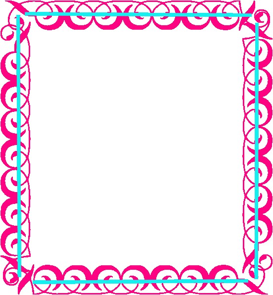 Birthday Invitation Frames and Borders Birthday Borders for Word Cliparts