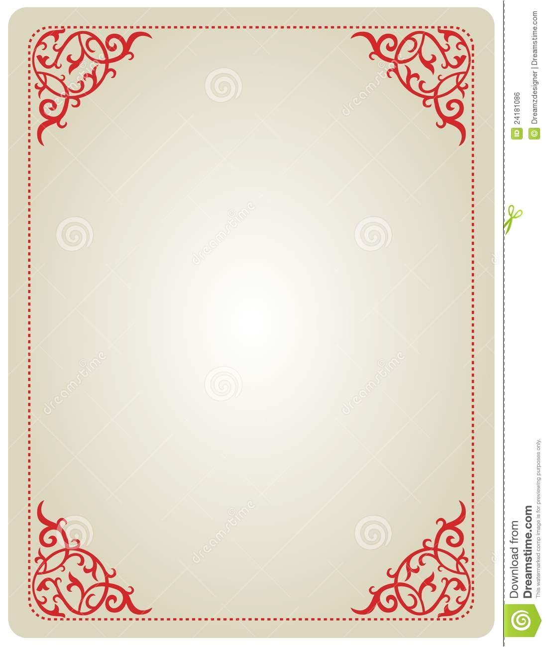 Birthday Invitation Frames Free Download ornamental Invitation Frame Stock Vector Image 24181086