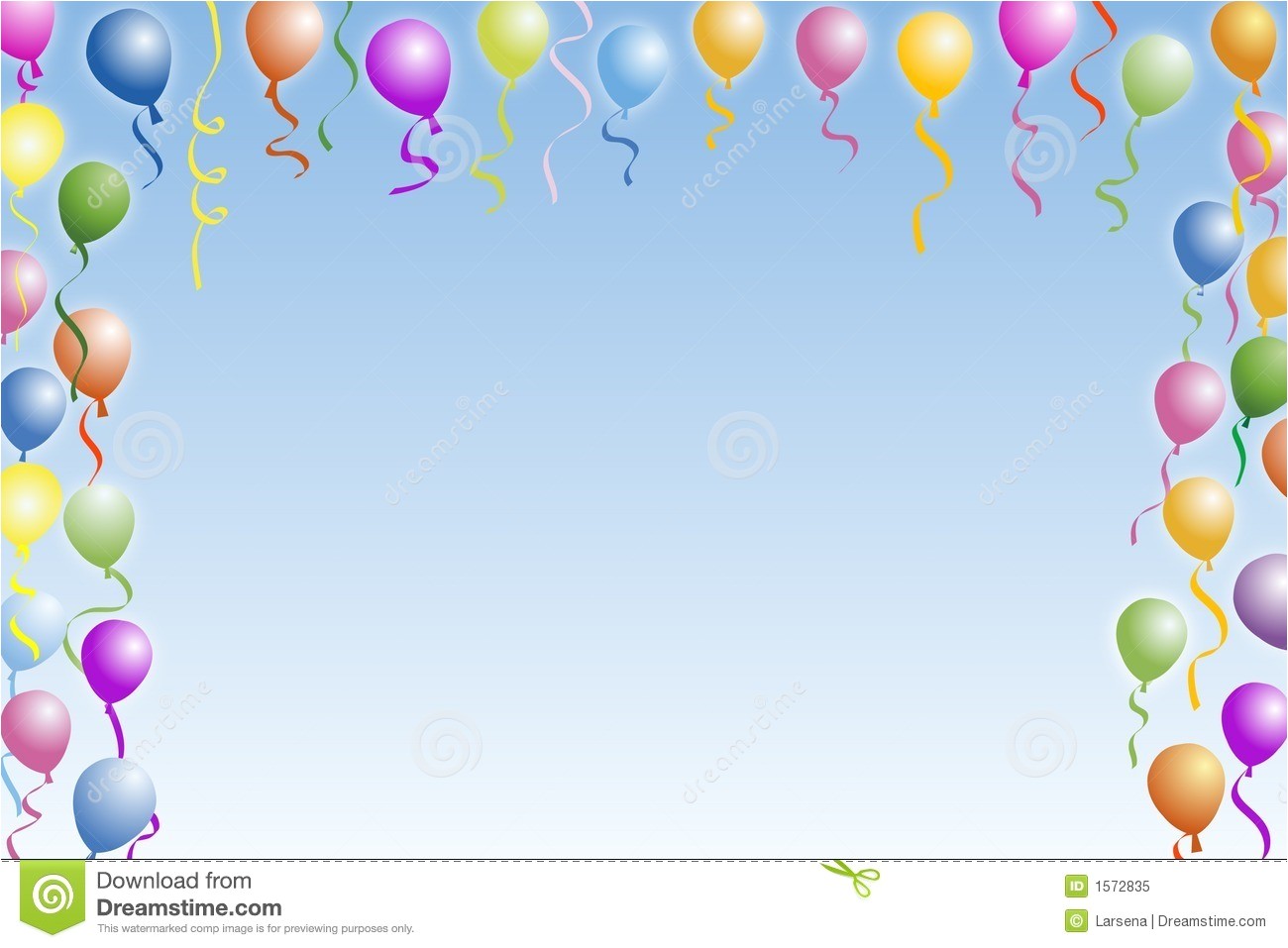 Birthday Invitation Frames Free Download Party Frame Stock Illustration Illustration Of Colors