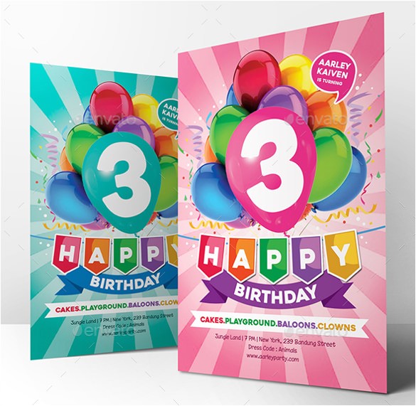 Birthday Invitation Templates Free Download 22 Birthday Invitation Templates – Free Sample Example