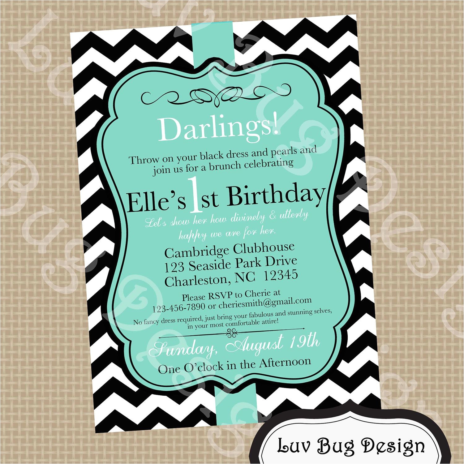 Birthday Invitation with Dress Code Tween Birthday Party Invitations Birthday Party