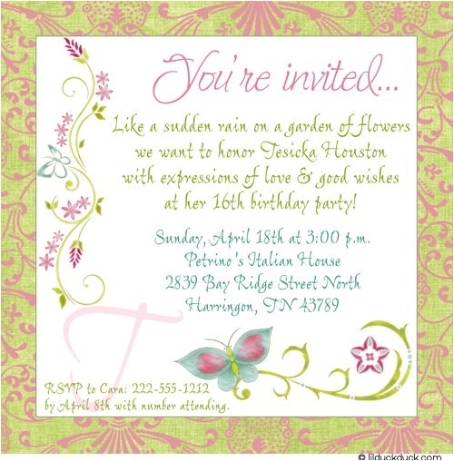 Birthday Invite Wording Birthday Invitation Wording Birthday Quotes