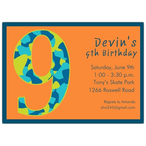 Birthday Invite Wording for 9 Year Old 9 Year Old Birthday Invitation Wording Dolanpedia