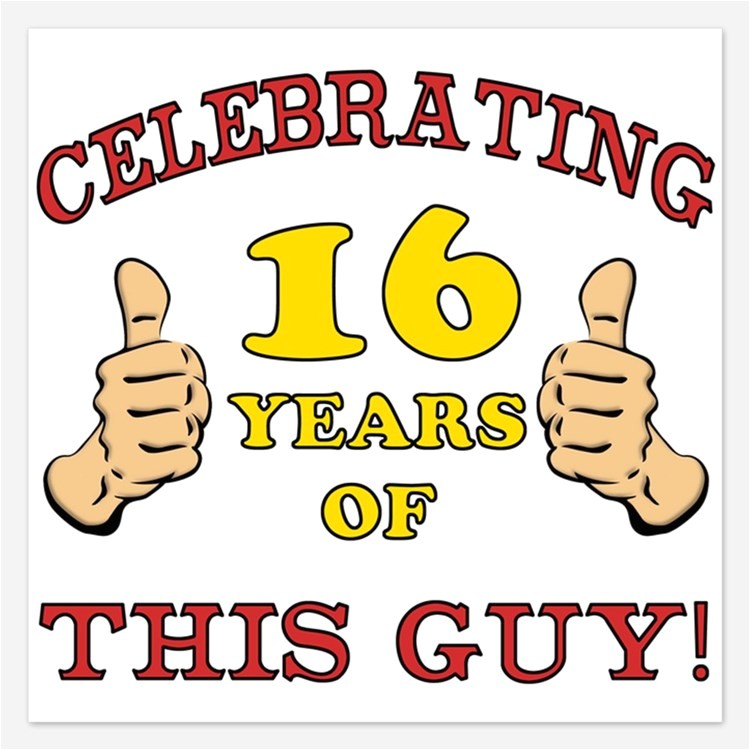 Birthday Party Invitations for 16 Year Old Boy 16 Year Old Invitations