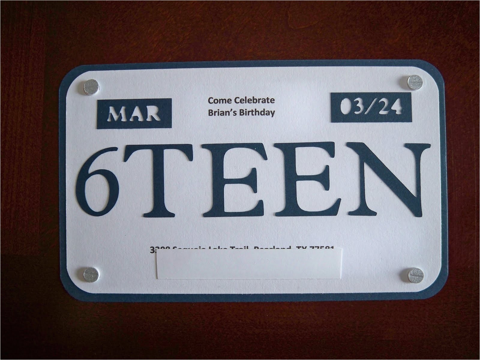 Birthday Party Invitations for 16 Year Old Boy Lena S Creations Boy 16th Birthday Invites