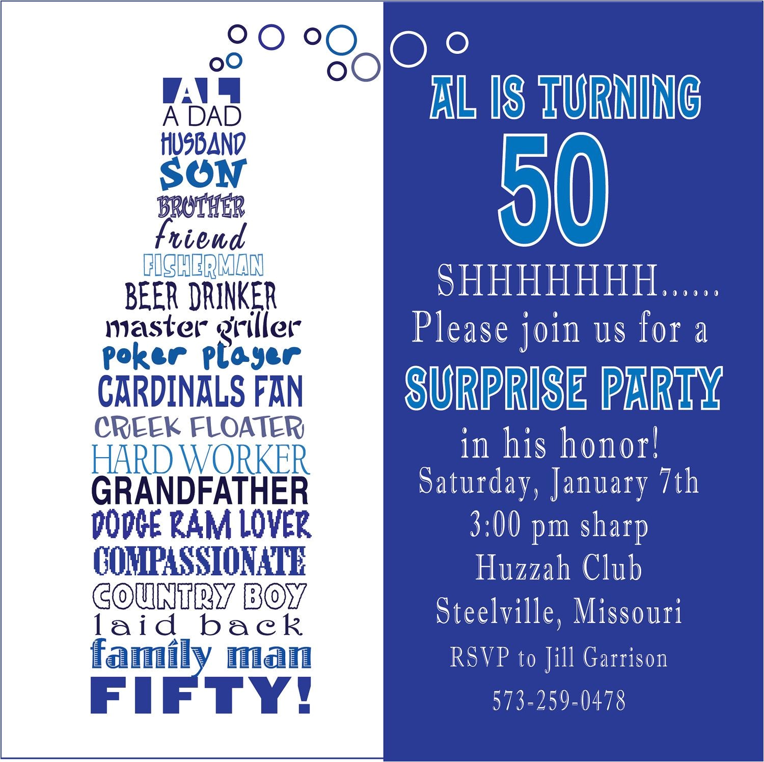 Birthday Party Invite Wording Funny Awesome Free Template Funny 50th Birthday Party Invitation