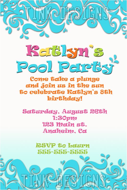 Birthday Pool Party Invitation Wording Adult Pool Party Quotes Quotesgram