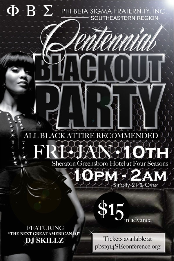 Blackout Party Invitations Centennial "blackout" Party Registration Fri Jan 10