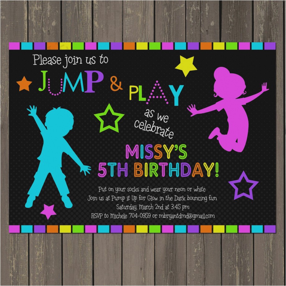 Blackout Party Invitations Great How to Make Glow In the Dark Party Invitations