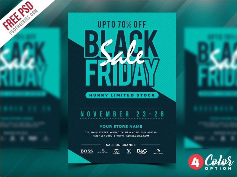 Blackout Party Invitations Templates Black Friday Sale Flyer Template Psd Download Download Psd