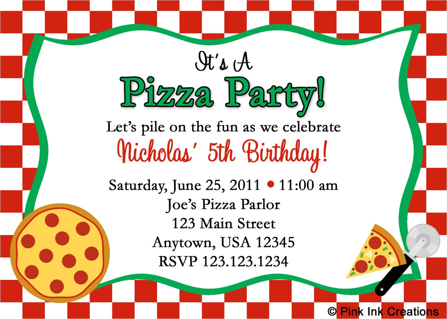 Blank Pizza Party Invitation Template Pizza Party Invitations Free Invitations Templates
