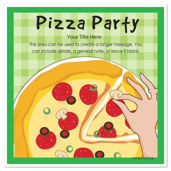 Blank Pizza Party Invitation Template Pizza Pizza Party Invitations Cards On Pingg Com