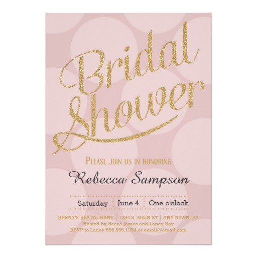 Blush Pink and Gold Bridal Shower Invitations 183 Blush and Gold Bridal Shower Invitations Blush and