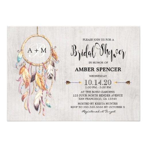 Boho Chic Birthday Invitation Template 165 Best Bridal Shower Invitations Images On Pinterest