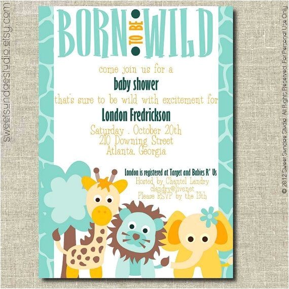 Born to Be Wild Baby Shower Invitations 61 Best Born to Be Wild Baby Shower theme Images On