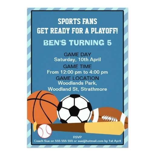 Boys Sports Birthday Invitations 1000 Images About Sports Birthday Party Invitations On Boys Sports Birthday Invitations 1000 Images About Sports Birthday Party Invitations On