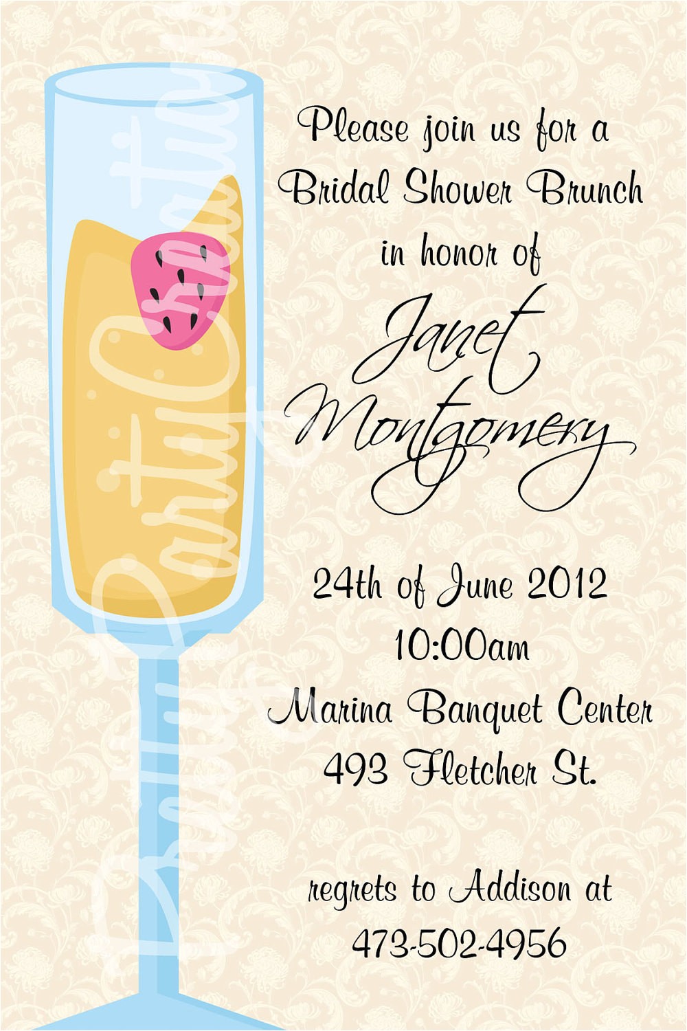 Bridal Shower Brunch Invitation Wording Bridal Shower Invitations Bridal Shower Invitations for