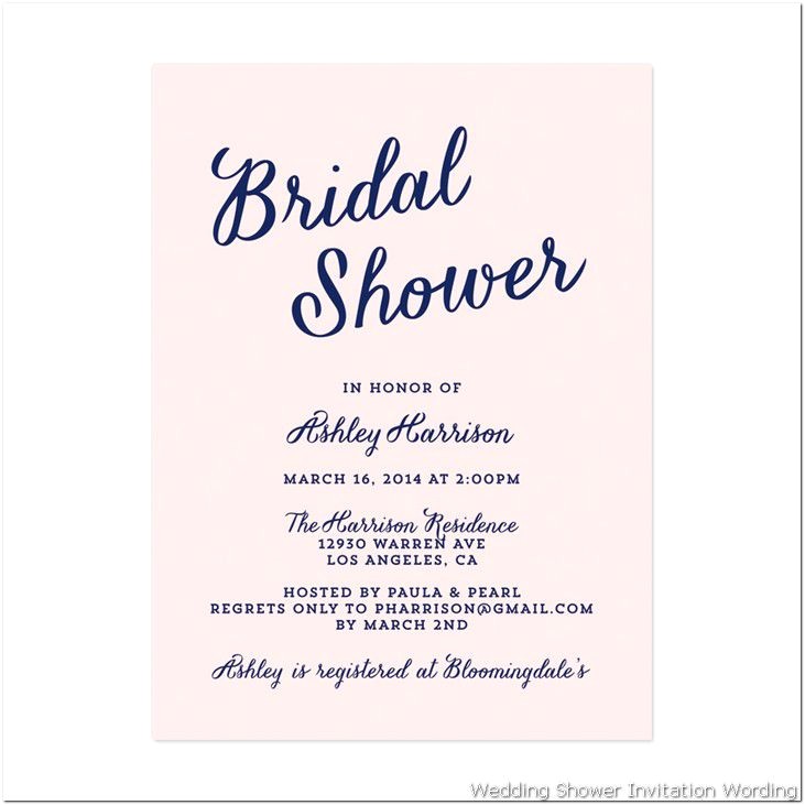 Bridal Shower Invitation Cards Samples Gift Card Bridal Shower Invitation Wording Gift Card