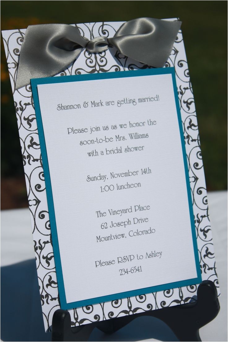 Bridal Shower Invitation Ideas Homemade 25 Best Ideas About Homemade Invitations On Pinterest