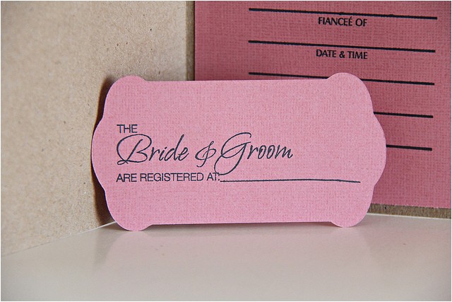Bridal Shower Invitation Inserts Bridal Shower Invitation Insert