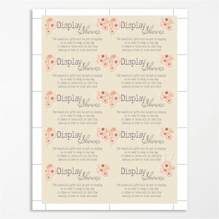 Bridal Shower Invitation Inserts Wedding Invitation Insert Wedding Invitation Inserts White