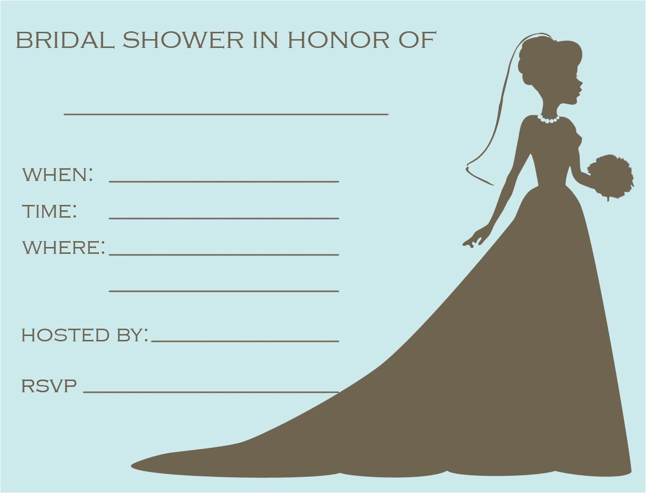 Bridal Shower Invitation Templates Free Printable 12 Mesmerizing Free Bridal Shower Flyer Templates Demplates