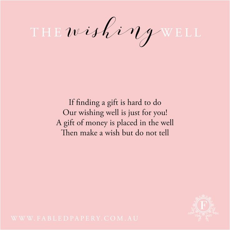 Bridal Shower Invitation Wording Ideas Wishing Well 11 Best Wishing Well Poems Images On Pinterest