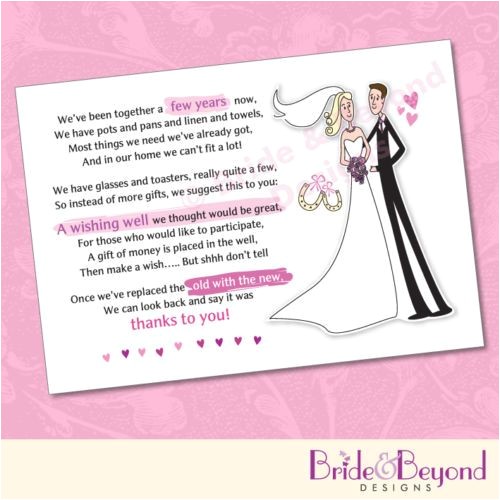 Bridal Shower Invitation Wording Poem 25 X Wedding Wishing Well Poem Cards for Your Invitations Bridal Shower Invitation Wording Poem 25 X Wedding Wishing Well Poem Cards for Your Invitations