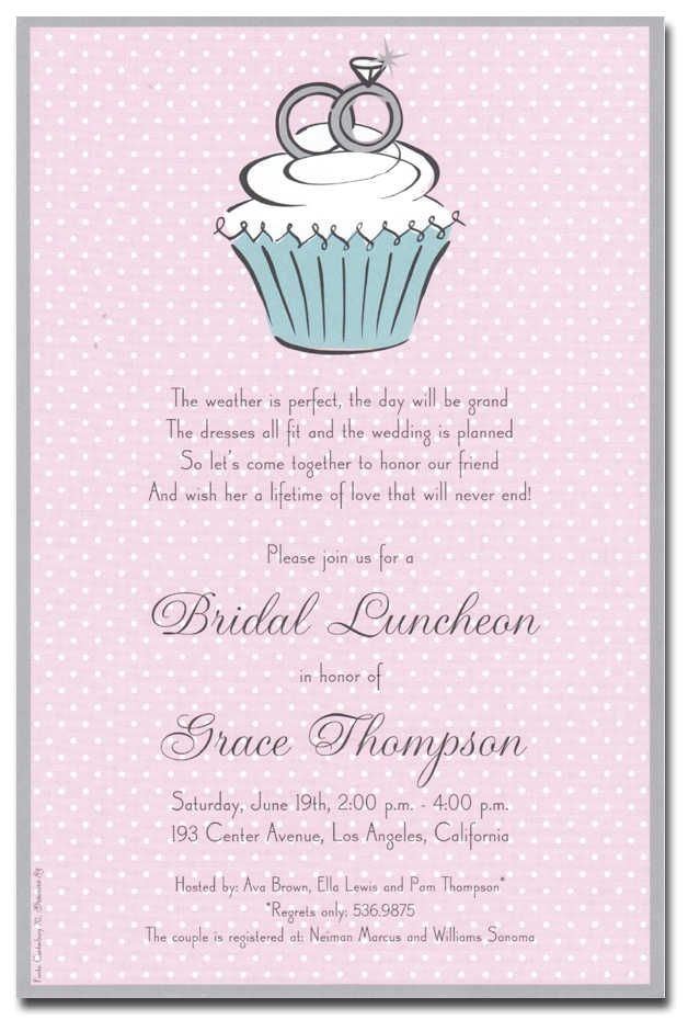 Bridal Shower Invitation Wording Poem Wel E Reception Invite