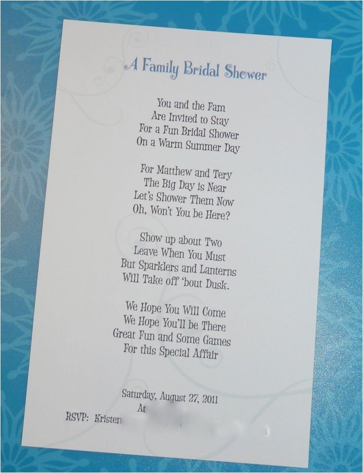 Bridal Shower Invitation Wording Poem Writing A Bridal Shower Invitation Poem Bridal Shower Invitation Wording Poem Writing A Bridal Shower Invitation Poem