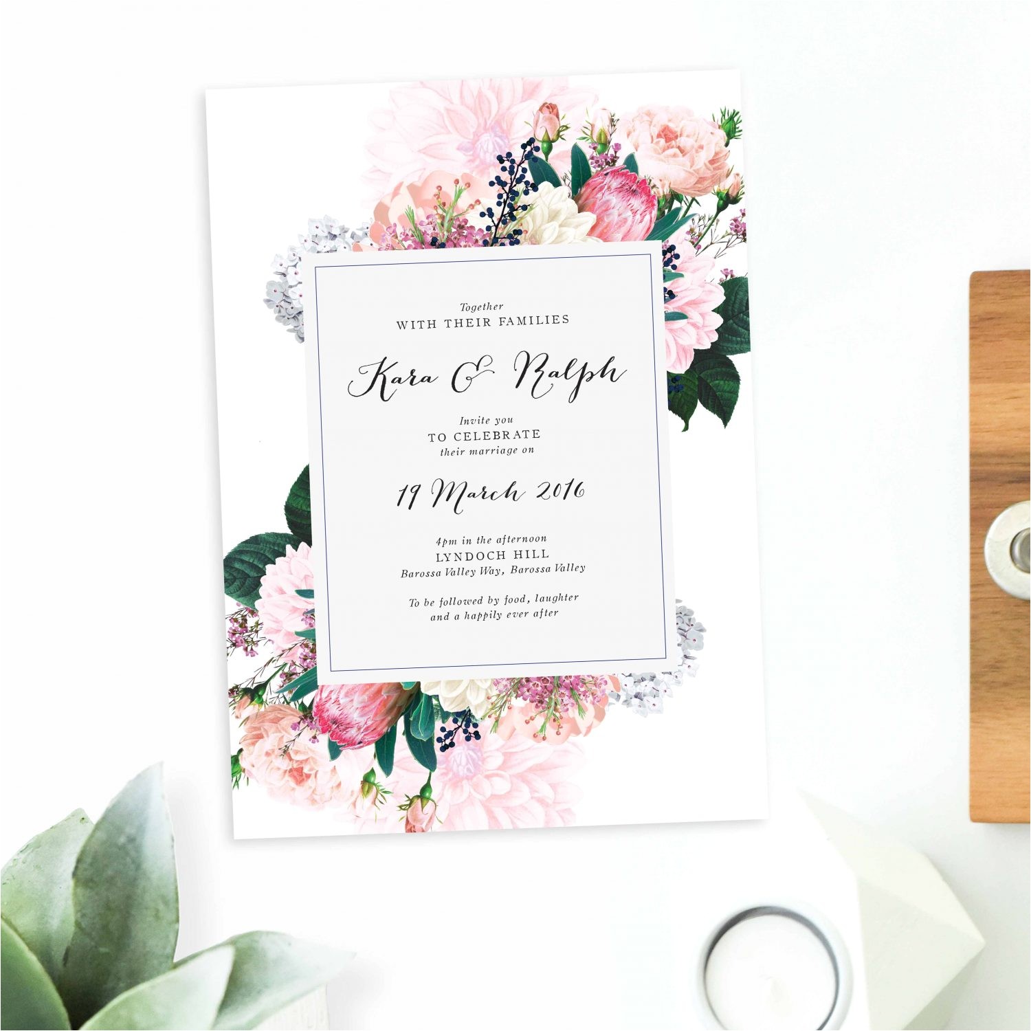 Bridal Shower Invitations Australia Native Floral Wedding Invitations Sail and Swan