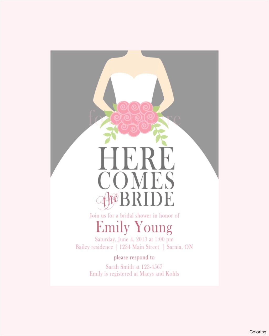 Bridal Shower Invitations Free Online Free Line Bridal Shower Invitations Sempak 7c80a7a5e502