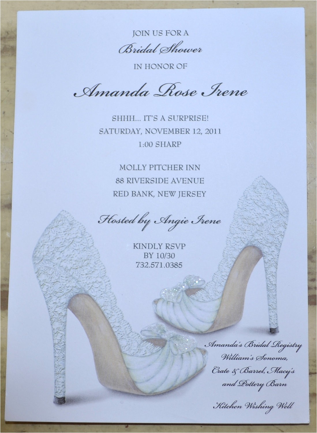 Bridal Shower Invitations Shoes Bridal Shower Invitations Shoe theme Bridal Shower Bridal