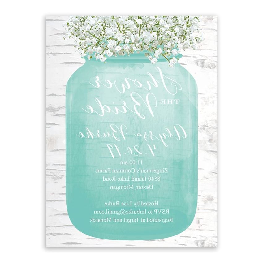 Bridal Shower Invitations Under $1 Cheap Bridal Shower Invitations Babys Breath Bridal