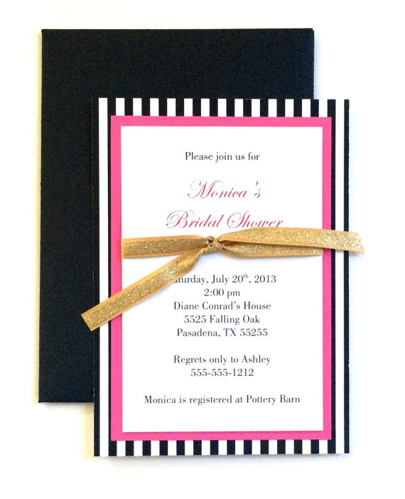 Bridal Shower Invitations with Envelopes Chic Bridal Shower Invitations Envelopes