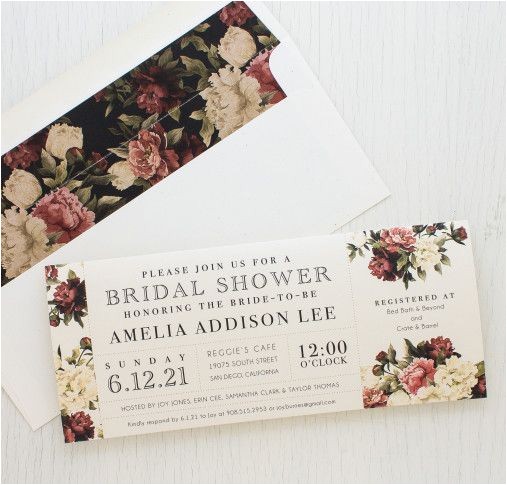 Bridal Shower Invitations with Matching Envelopes 36 Best Bridal Shower Images On Pinterest