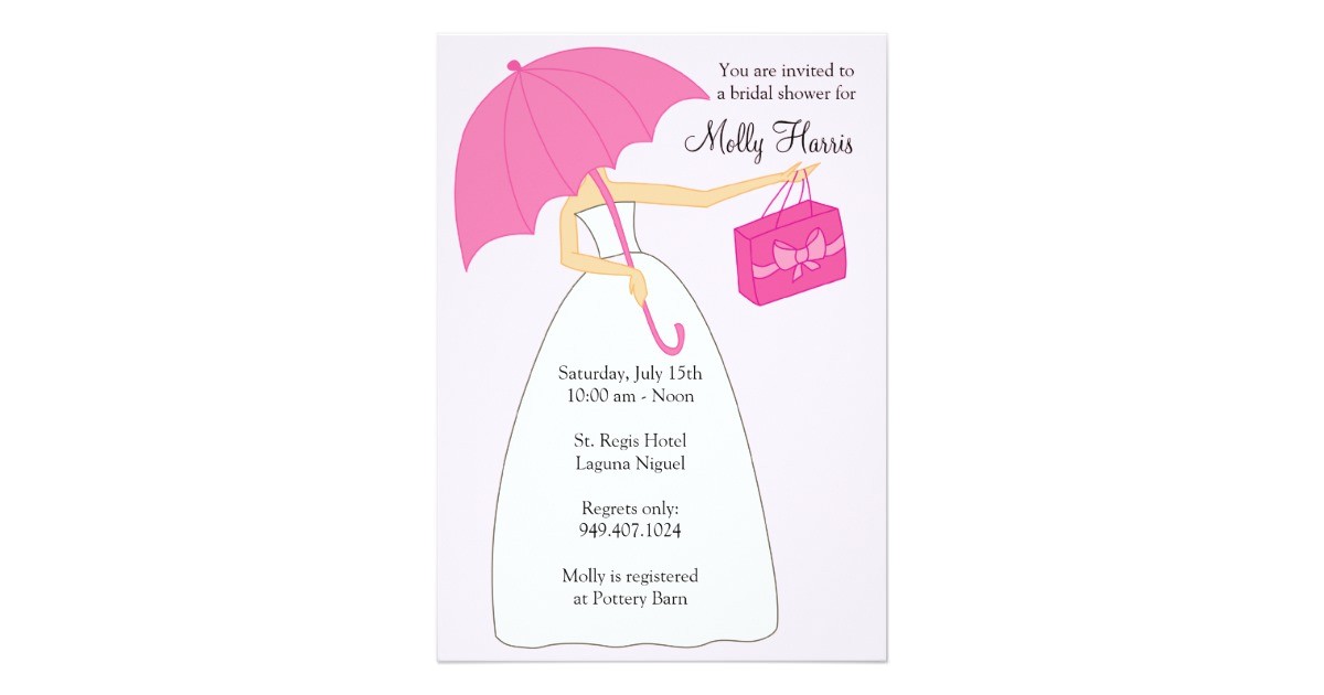 Bridal Shower Invitations with Matching Envelopes Bridal Shower Invitation with Matching Envelopes