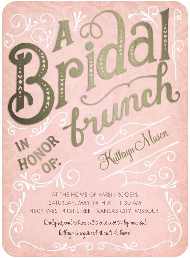 Bridal Shower Luncheon Invitation Wording Bridal Brunch Signature White Bridal Shower Invitations